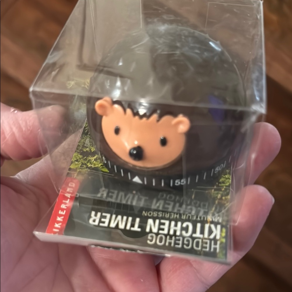 KIKKERLAND Hedgehog Kitchen Timer NWT